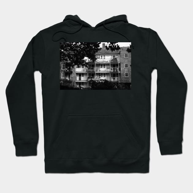 Flats in Hoxton, Hackney, East London, UK Hoodie by fantastic-designs